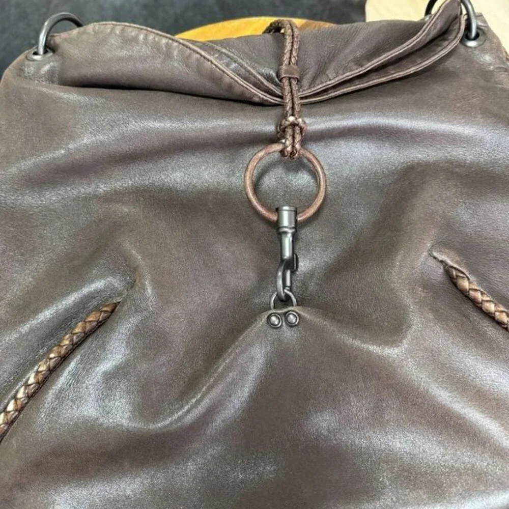 Brown Bottega Veneta Nappa Leather Hobo Bag